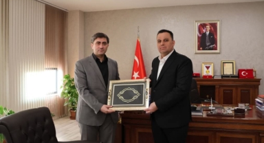 BAŞKAN HALİT ORHAN’DAN KAYMAKAM SALİH ÇİĞDEM’E ZİYARET