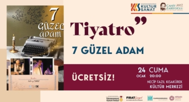 Büyükşehir’den Tiyatroseverlere Özel Gece: “7 Güzel Adam” Sahne Alıyor