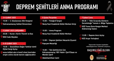 Deprem Şehitleri, Asrın Felaketinin Yıl Dönümünde 11 İlçede Anılacak