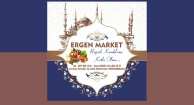 Ergen Market Sahibi Davut Ergen’den; üç aylar ve Regaib kandili mesajı