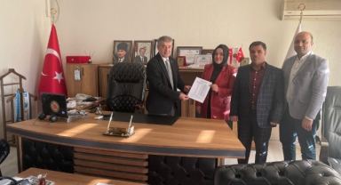 Kahramanmaraş PTT Başmüdürlüğü ile Attarlar Esnaf Odası arasında yapılan görüşmeler
