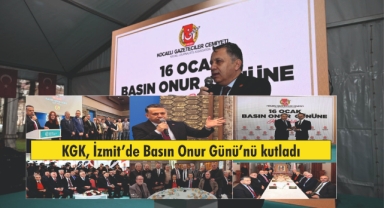 KGK, İzmit’de Basın Onur Günü’nü kutladı