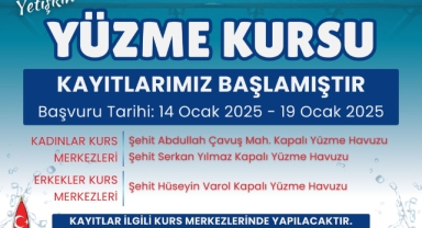 Onikişubat Belediyesi bu kez yetişkinler için yüzme kursu başlattı