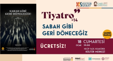Sahne Maraş, Filistin’in Mücadelesini Sahneye Taşıyor