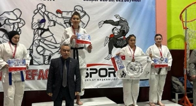 Andırınlı Bayan Sporculardan Altın Başarı