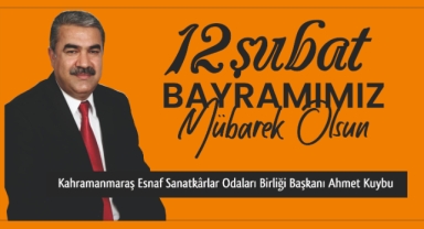 Başkan Kuybu’dan 12 Şubat Kurtuluş Bayramı mesajı
