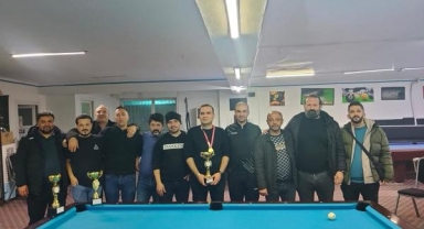 Kahramanmaraş'ta 10 Top Lig Bilardo Şampiyonası Sona Erdi