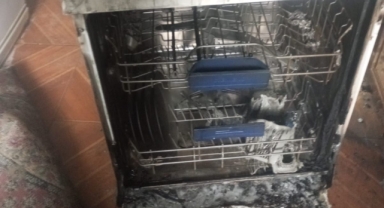 Kahramanmaraş’ta bulaşık makinesi az kalsın ev yakıyordu
