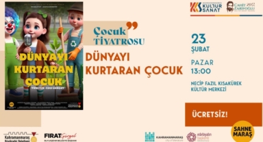 Sahne Maraş, Pazar Günü Çocuklara Eğlence Dolu Anlar Yaşatacak