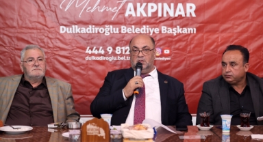 BAŞKAN AKPINAR, MUHTARLARLA İFTAR PROGRAMINDA BULUŞTU