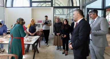 Başkan Toptaş; El emeği ile üreten kadınlarımızın daima yanında olacağız