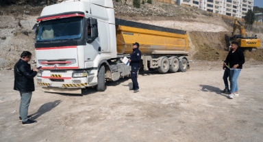 Büyükşehir’den Hafriyat Araçlarına Sıkı Denetim; Çevre Kirliliğine Geçit Yok