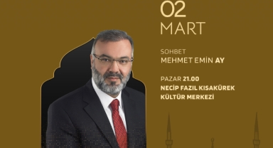 Büyükşehir’in Ramazan Etkinlikleri Mehmet Emin Ay Söyleşisiyle Devam Edecek