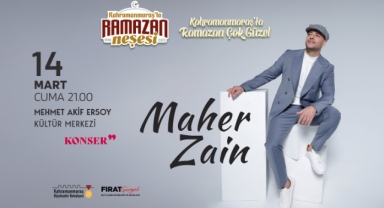 Dünyaca Ünlü Sanatçı Maher Zain, Kahramanmaraşlılarla Buluşuyor!