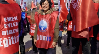 Gamze Gök'ün basın açıklaması 8 Mart Dünya Emekçi Kadınlar Günü: Direnişin, Dayanışmanın ve Umudun Günü