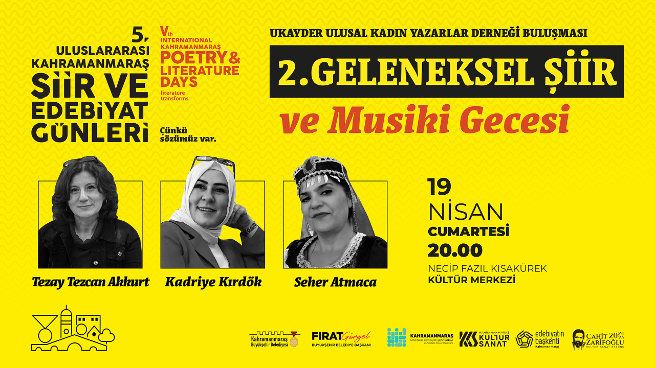 5. Uluslararası Şiir ve Edebiyat Günleri Başlıyor!
