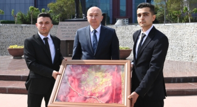 57. Piyade Alayı’nın Temsili Sancağı Törenle Çanakkale’ye Uğurlandı