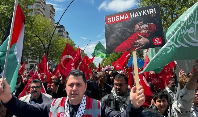 ÖNDER’DEN FİLİSTİN’E DESTEK YÜRÜYÜŞÜNE KATILIM