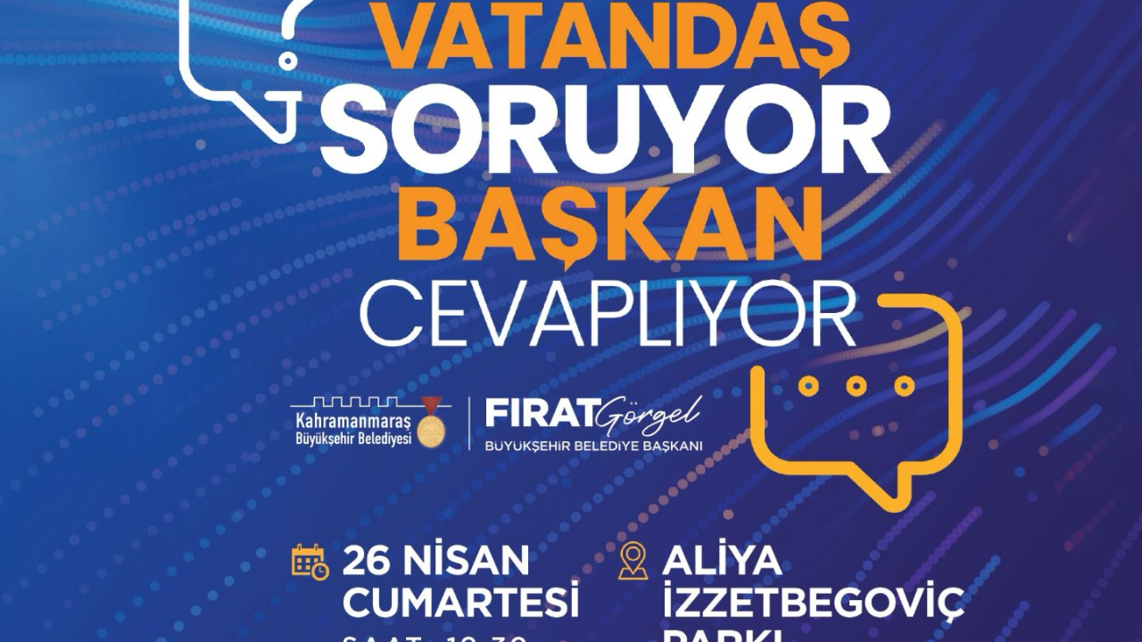 Vatandaş Soracak, Başkan Görgel Cevaplayacak!