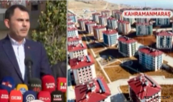 Bakan Murat Kurum, Kahramanmaraş’ta son durumu değerlendirdi