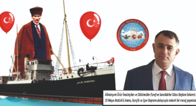 Bakırcılar Odası Başkanı Selamet Atlı’dan 19 Mayıs Mesajı: “Gençlik Geleceğimizin Teminatıdır”