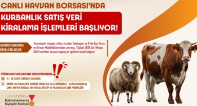 Canlı Hayvan Borsası’nda Kurban Satış Yerleri Kiralama İşlemi 15 Mayıs’ta Başlayacak