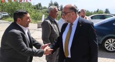 GÖLLÜ MAHALLESİ’NDE CAMİ VE SOSYAL TESİS DUALARLA HİZMETE AÇILDI