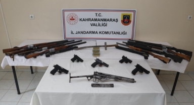 Kahramanmaraş’ta silah kaçakçılığı operasyonu