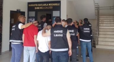 Kahramanmaraş'ta uyuşturucu taciri 14 kişi tutuklandı