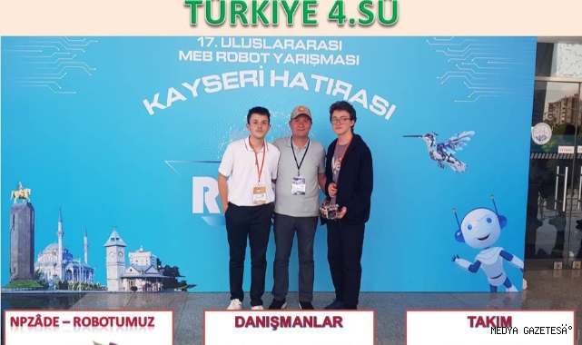 Nuri Pakdil Bilsem Türkiye Dördüncüsü Oldu.