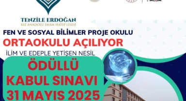 Ödüllü İmam Hatip Ortaokulu kabul sınavı 31 Mayıs 2025'te