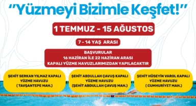 Onikişubat Belediyesi’nin ‘Yüzmeyi Bizimle Keşfet’ kursu başlıyor