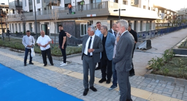 Başkan Görgel, Azerbaycan Mahallesi’nde Yürütülen Çalışmaları İnceledi