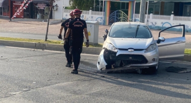 Kahramanmaraş’ta iki otomobil çarpıştı: 1 yaralı