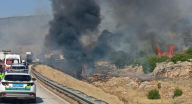 Kahramanmaraş’ta kaza yapan tır alev topuna döndü