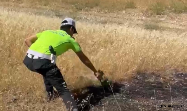 Kahramanmaraş’ta polis ekipleri faciayı önledi