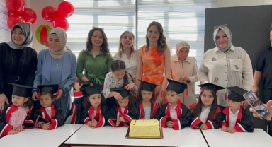 Onikişubat Belediyesi’nin Gündüz Bakımevi’nde ilk mezuniyet heyecanı