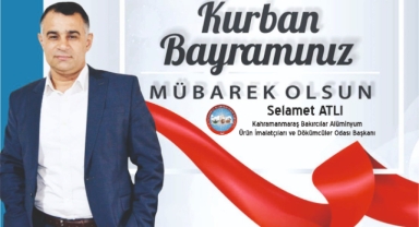 Selamet Atlı’dan Kurban Bayramı Mesajı: “Bayramlar, Kardeşliğin ve Paylaşmanın En Güzel Göstergesidir”