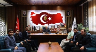 Yeniden Refah Partisi Gençlik Kolları’ndan Göksun Belediye Başkanı Selim Cüce’ye Ziyaret