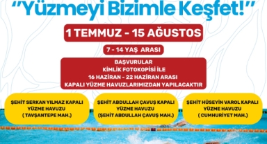 Yüzmeyi Onikişubat’la keşfedecek çocuklara müjde! Kurs başvurular başladı
