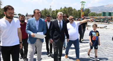 Başkan Görgel, Fuar Öncesi Atatürk Parkı’ndaki Hazırlıkları İnceledi