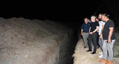 Başkan Görgel, Kılavuzlu İçmesuyu İletim Hattı Çalışmalarını İnceledi