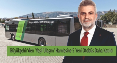 Büyükşehir’den ‘Yeşil Ulaşım’ Hamlesine 5 Yeni Otobüs Daha Katıldı