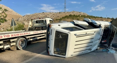 Elbistan'da feci kaza: 1 ölü 1 yaralı