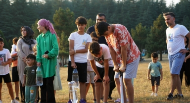 Gençler Başkonuş’ta Gökyüzünü Keşfe Çıktı