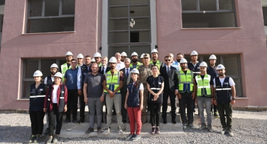 Görgel ve Ünlüer, Güneşevler İnşaat Sahasında İncelemelerde Bulundu