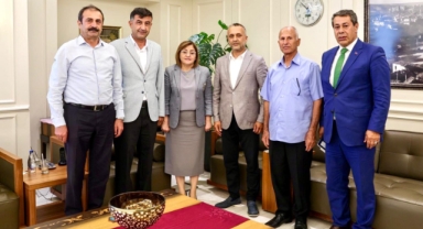 Kahramanmaraş Ziraat Odası Başkanlarından Gaziantep Büyükşehir Belediye Başkanı Fatma Şahin’e Ziyaret