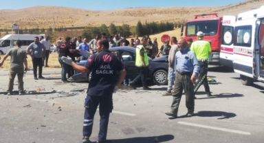 Afşin’de zincirleme kaza: 1 Ölü, 8 Yaralı