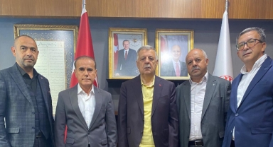 ARGUZ, EVRAN, HINAZ VE KOYUNCU’DAN NEVZAT PAKDİL'E TAZİYE ZİYARETİ