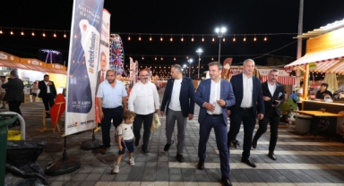 BAŞKANLAR MERDAN BALIK STANDINDA BULUŞTU